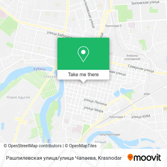 Рашпилевская улица / улица Чапаева map