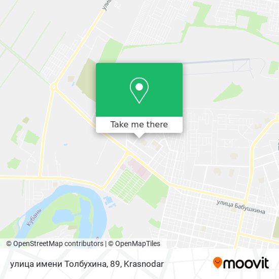 улица имени Толбухина, 89 map