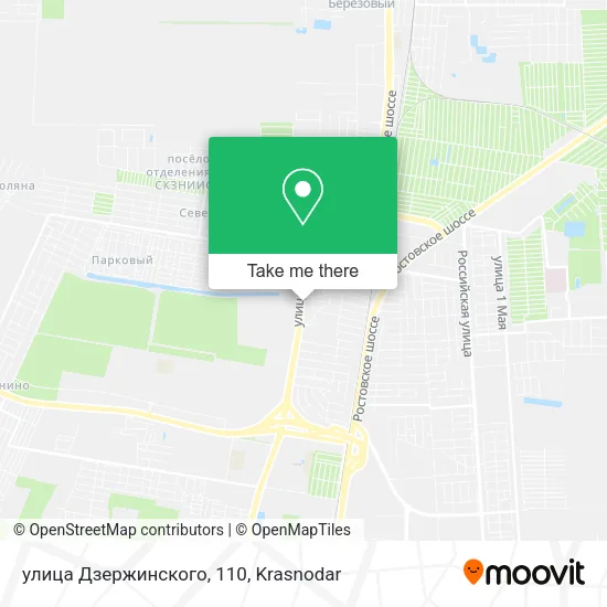 улица Дзержинского, 110 map