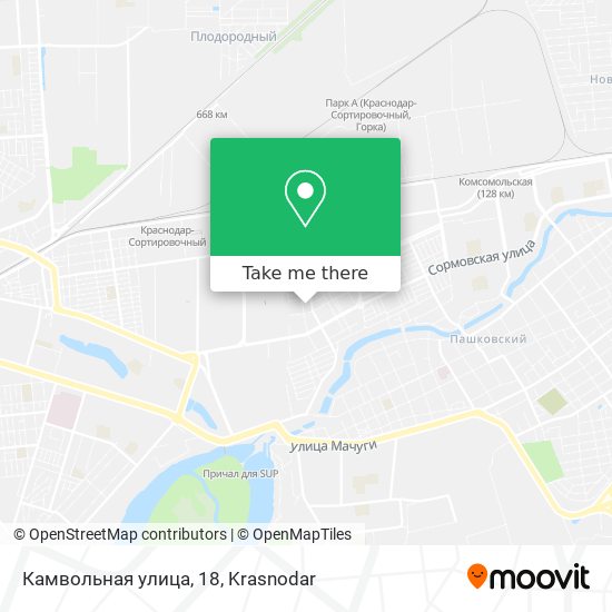 Камвольная улица, 18 map