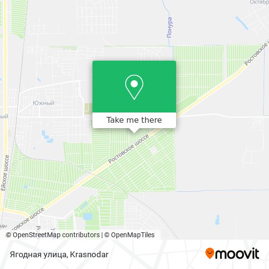 Ягодная улица map