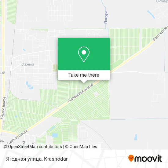 Ягодная улица map