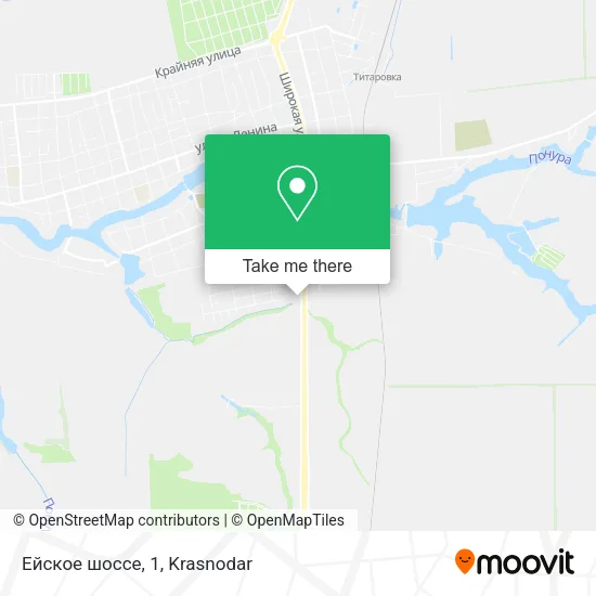 Ейское шоссе, 1 map