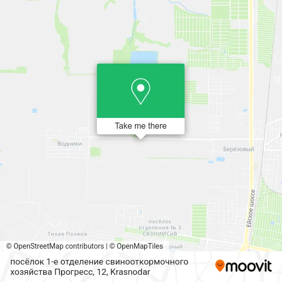 посёлок 1-е отделение свинооткормочного хозяйства Прогресс, 12 map