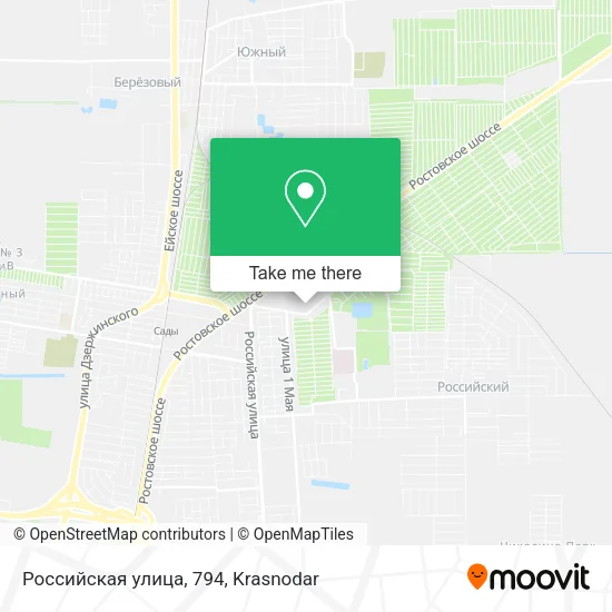 Российская улица, 794 map