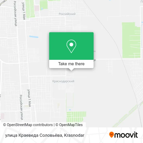 улица Краеведа Соловьёва map