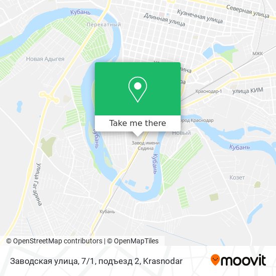 Заводская улица, 7 / 1, подъезд 2 map