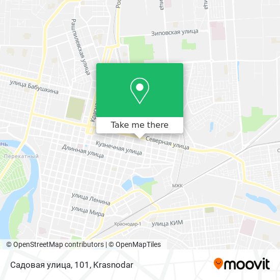 Садовая улица, 101 map