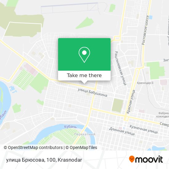 улица Брюсова, 100 map