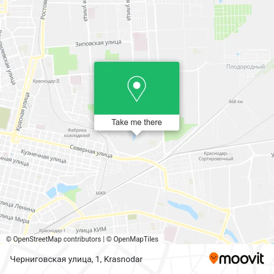 Черниговская улица, 1 map