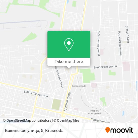 Бакинская улица, 5 map