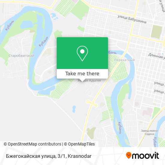 Бжегокайская улица, 3/1 map
