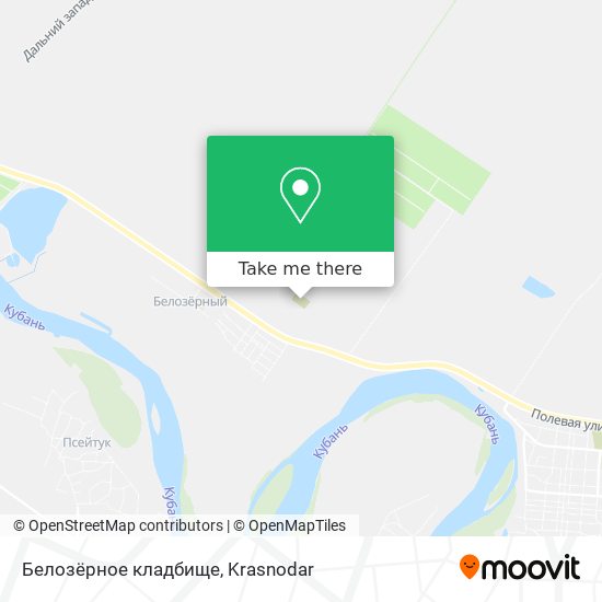 Белозёрное кладбище map