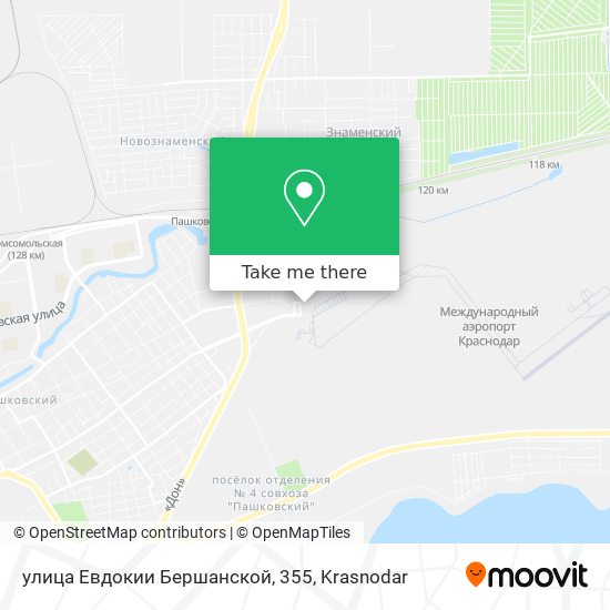 улица Евдокии Бершанской, 355 map