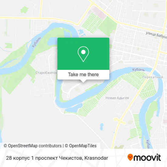 28 корпус 1 проспект Чекистов map