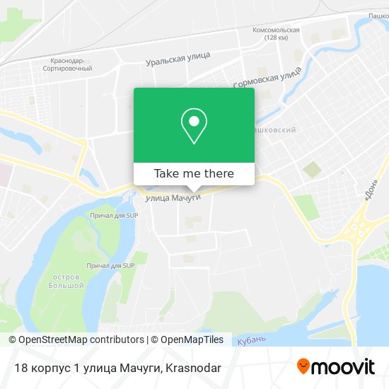 18 корпус 1 улица Мачуги map