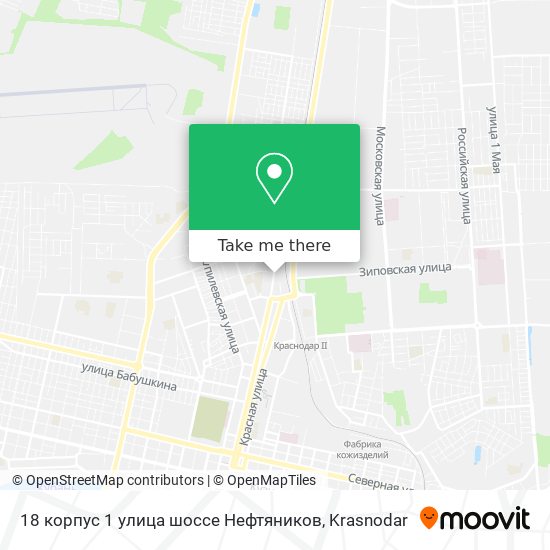 18 корпус 1 улица шоссе Нефтяников map