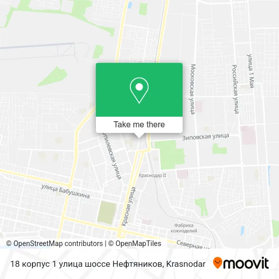 18 корпус 1 улица шоссе Нефтяников map
