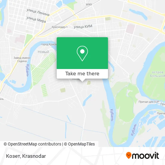 Козет map