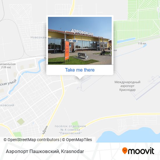 Аэропорт Пашковский map