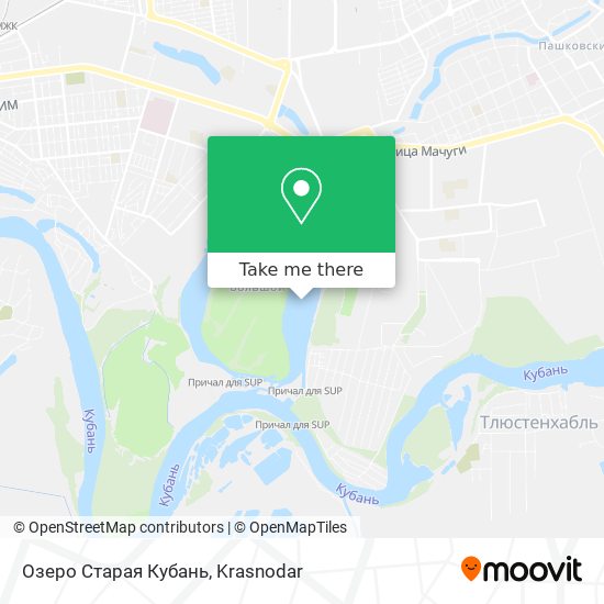 Озеро Старая Кубань map