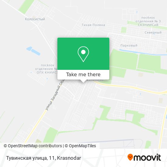 Тувинская улица, 11 map
