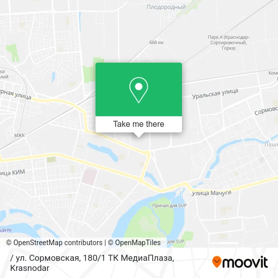 / ул. Сормовская, 180 / 1 ТК МедиаПлаза map