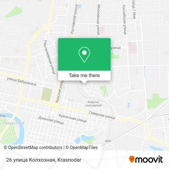 26 улица Колхозная map
