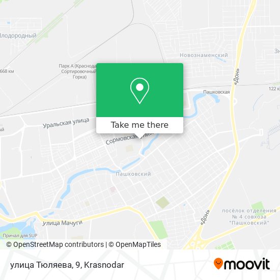 улица Тюляева, 9 map