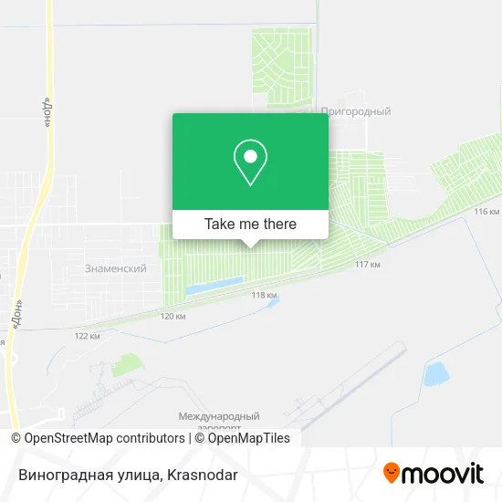 Виноградная улица map