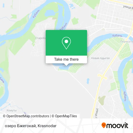 озеро Бжегокай map
