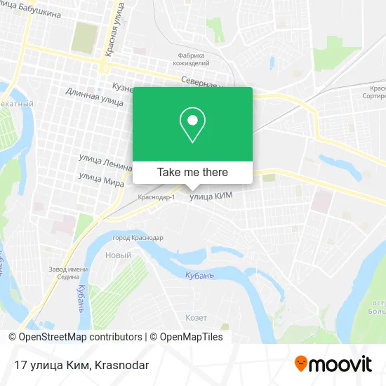 17 улица Ким map