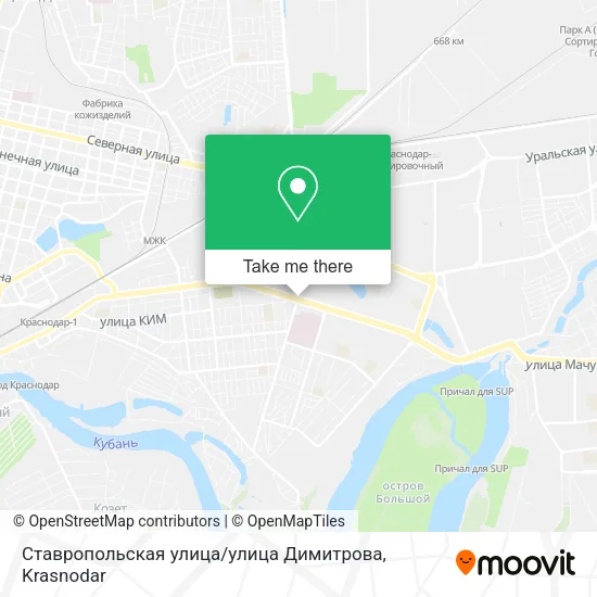 Ставропольская улица / улица Димитрова map