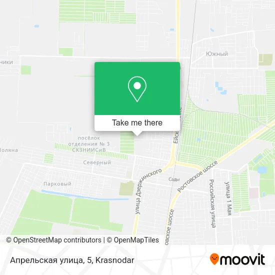 Апрельская улица, 5 map
