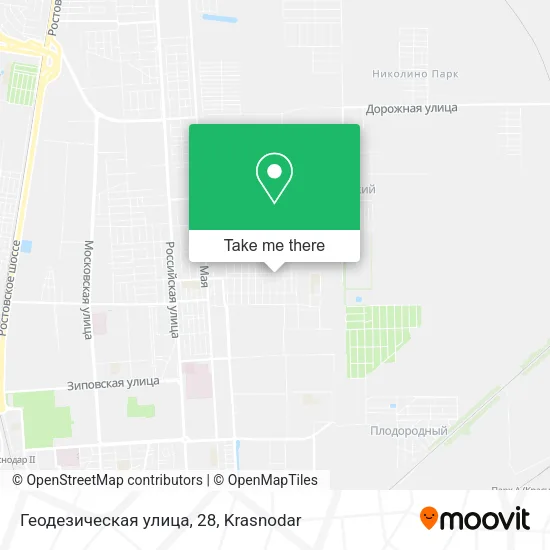 Геодезическая улица, 28 map