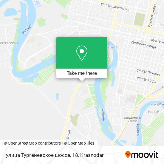 улица Тургеневское шоссе, 18 map