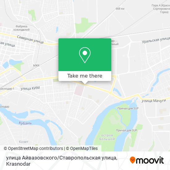 улица Айвазовского / Ставропольская улица map
