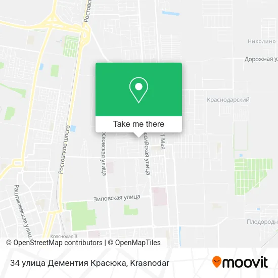 34 улица Дементия Красюка map