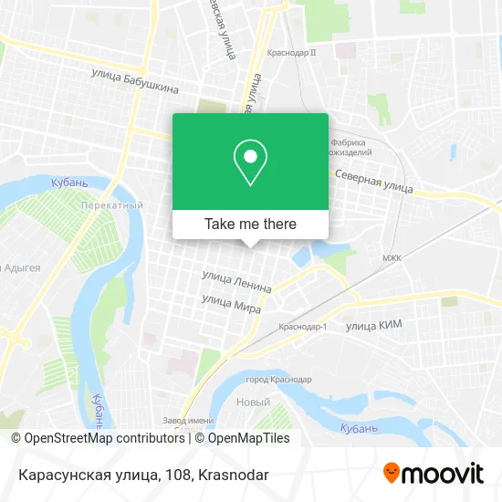 Карасунская улица, 108 map