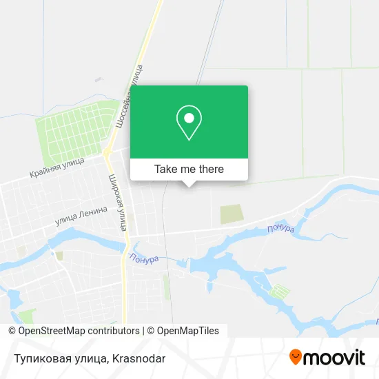 Тупиковая улица map