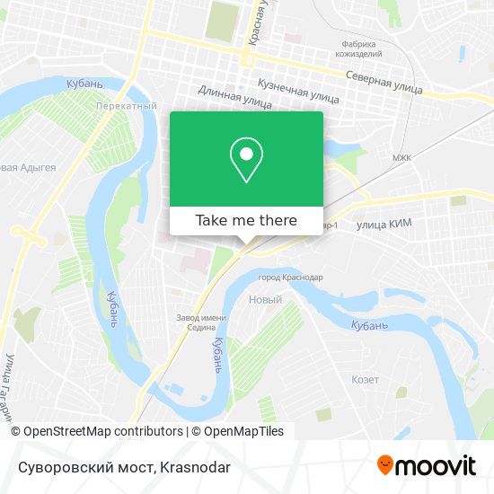Суворовский мост map