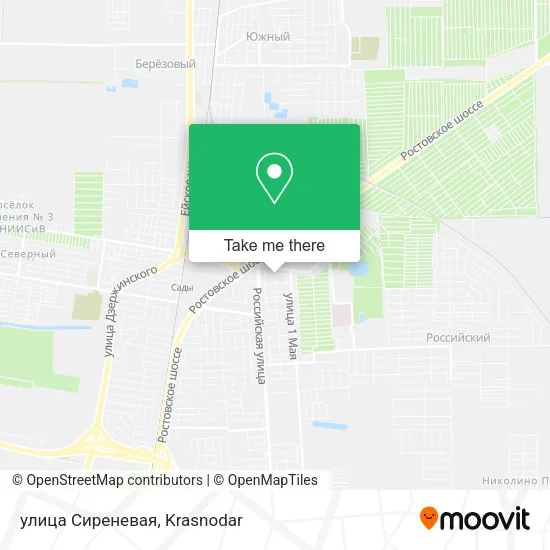 улица Сиреневая map