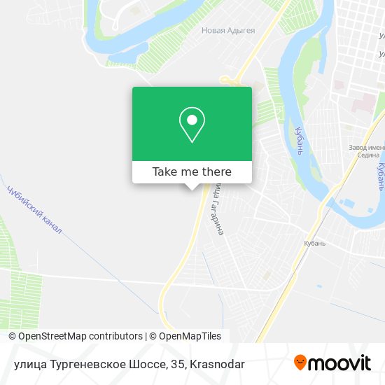 улица Тургеневское Шоссе, 35 map