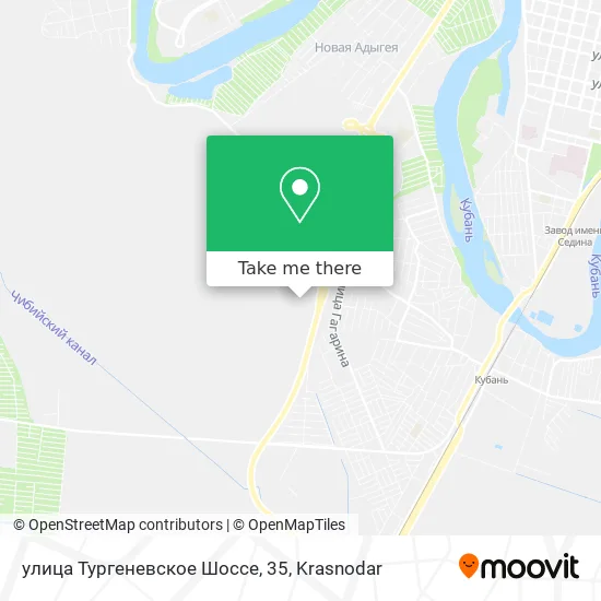 улица Тургеневское Шоссе, 35 map