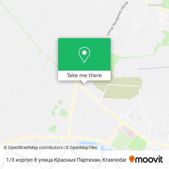1 / 3 корпус 8 улица Красных Партизан map