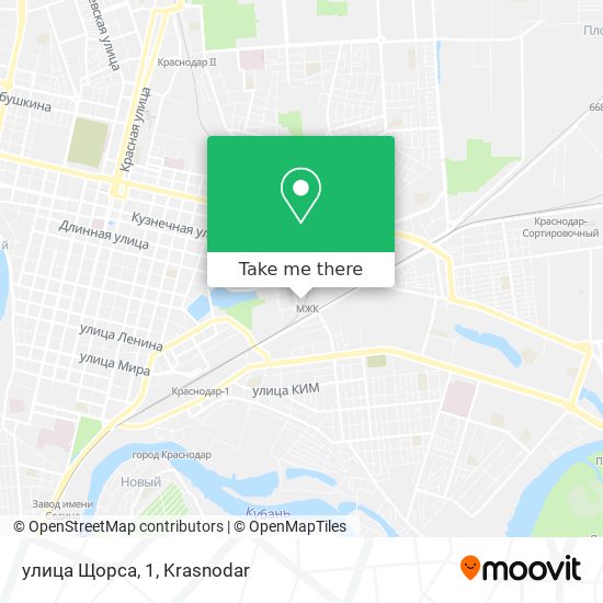 улица Щорса, 1 map