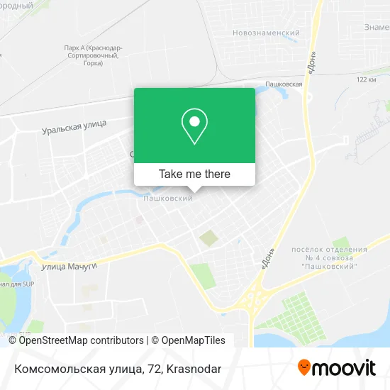 Комсомольская улица, 72 map