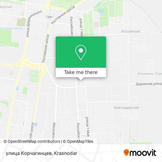 улица Корчагинцев map