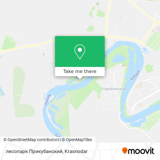 лесопарк Прикубанский map