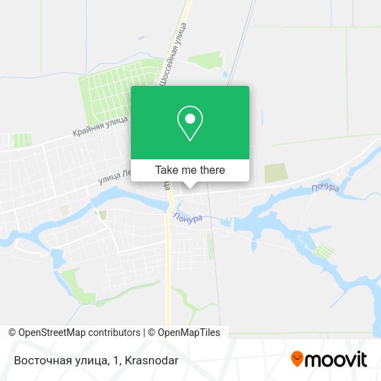 Восточная улица, 1 map